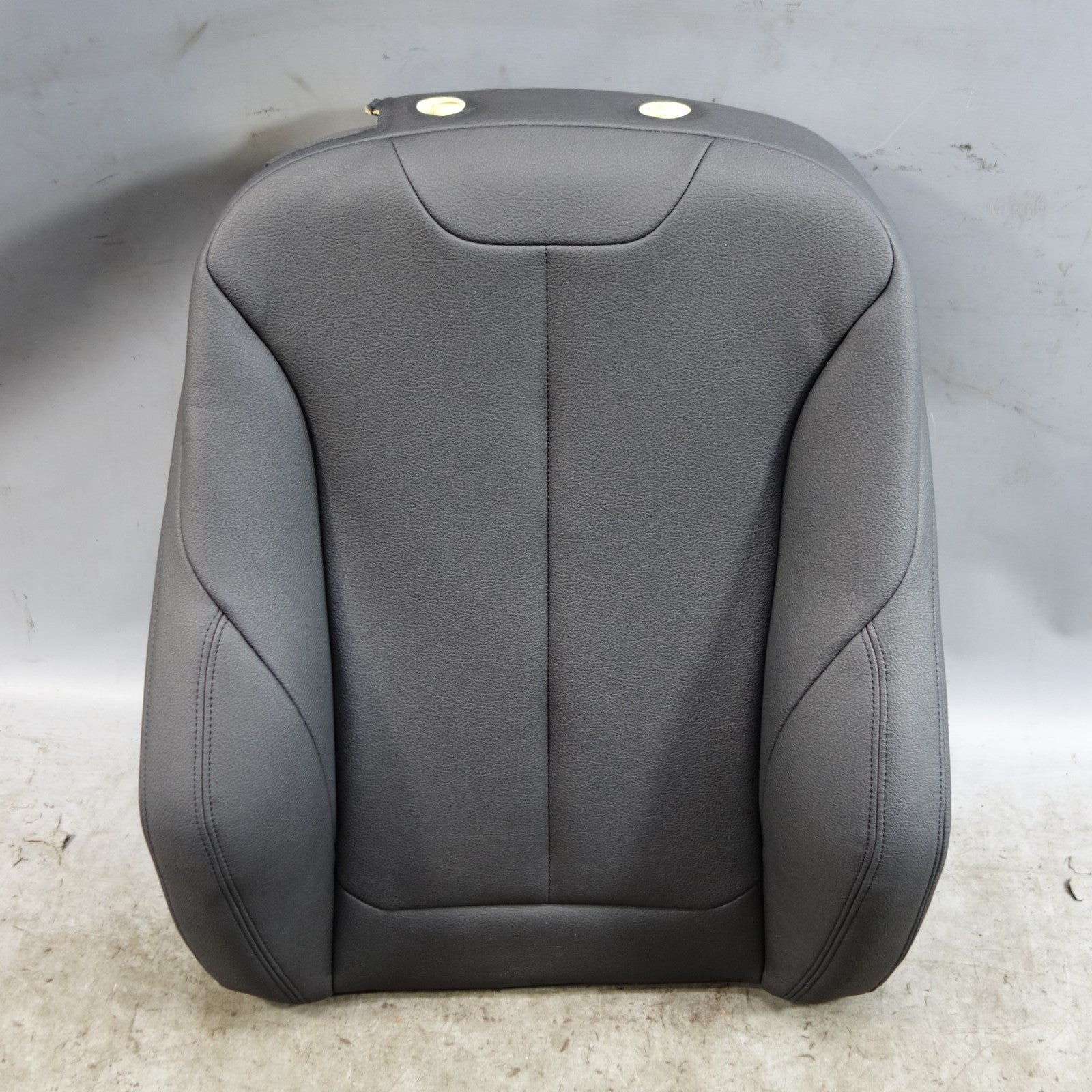 57_9a85d355-4017-4b3c-bef5-467428f37863.jpg 14-21 BMW F22 F23 2-Series F32 4-Series Right Sport Seat Backrest Black Vinyl OE - Image 1