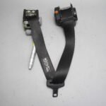 2002-2008 BMW E65 E66 7-Series Left Rear Upper Seat Belt Black OEM