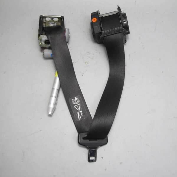 2002-2008 BMW E65 E66 7-Series Left Rear Upper Seat Belt Black OEM
