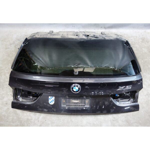 2014-2018 BMW F15 X5 F85 Rear Trunk Hatch Lid w Glass Sophisto Grey OEM