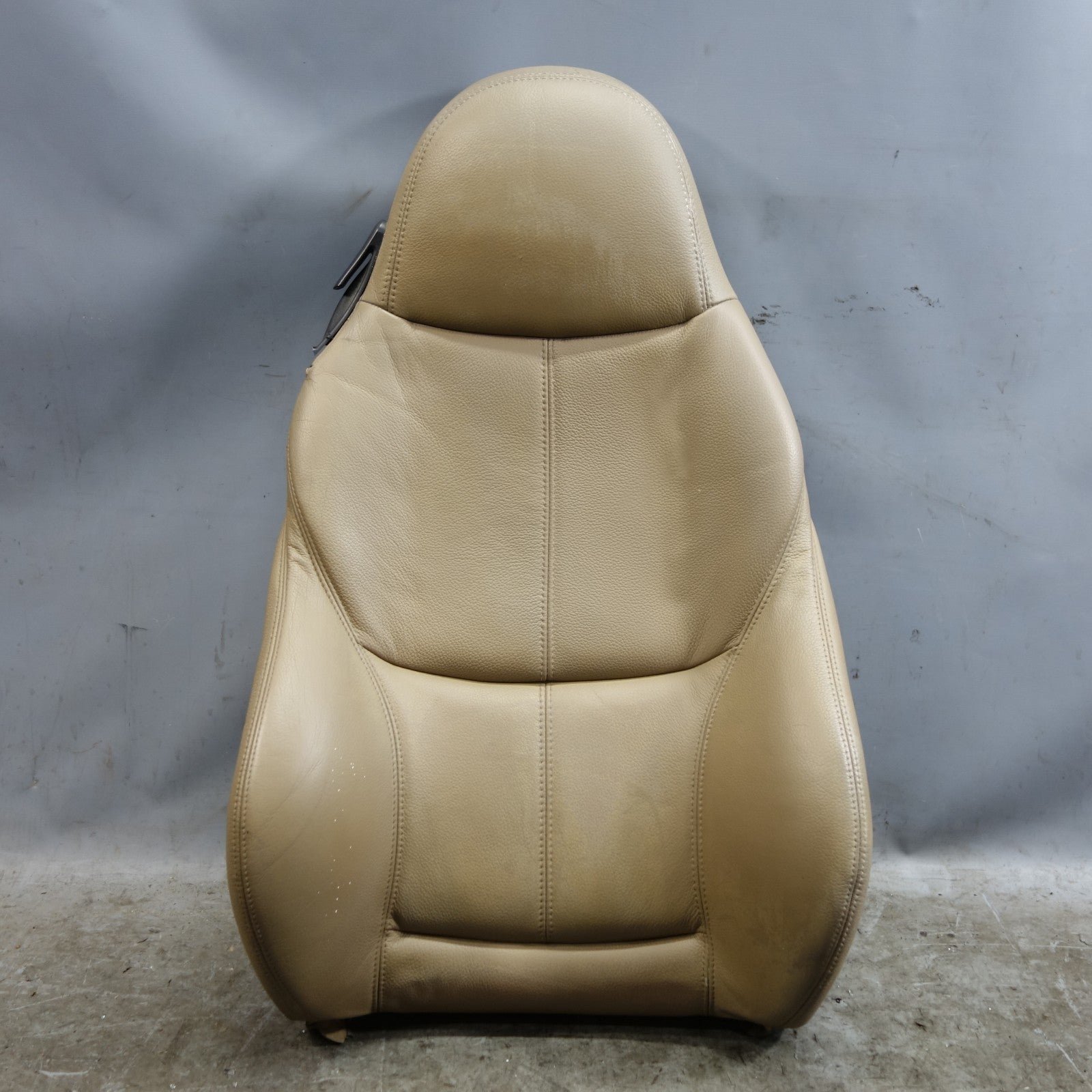 57_ae4ec92a-140f-4db4-8180-550dbef083d5.jpg 1999-2002 BMW Z3 Roadster Right Passengers Sport Seat Backrest Beige Leather OEM - Image 1