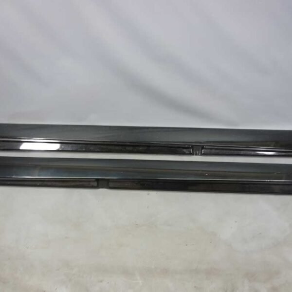 2009-2015 BMW F02 7-Series Exterior Side Skirt Rocker Panel Pair Black Sapphire