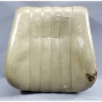 Damaged 85-91 BMW E30 3-Series Front Left Seat Backrest Pearl Beige Leather OEM