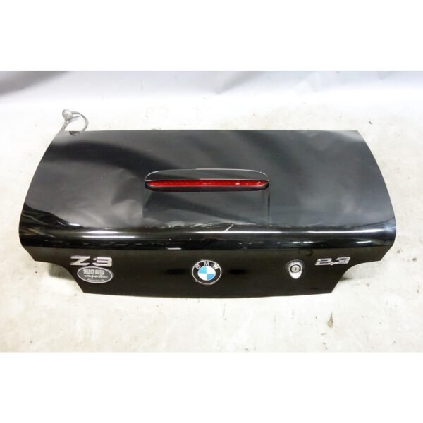 1999-2002 BMW Z3 Roadster Cabrio Rear Trunk Deck Boot Lid w 3rd Brake Black OEM