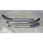 BMW E38 740iL 750iL Door Sill Cover Set Partial Black Chrome 1998-2001 OEM