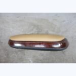 2000-2006 BMW E46 3-Series Left Rear Armrest Trim Montana Brown Leather Wood OEM