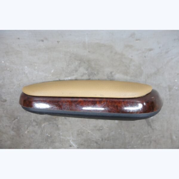 2000-2006 BMW E46 3-Series Left Rear Armrest Trim Montana Brown Leather Wood OEM