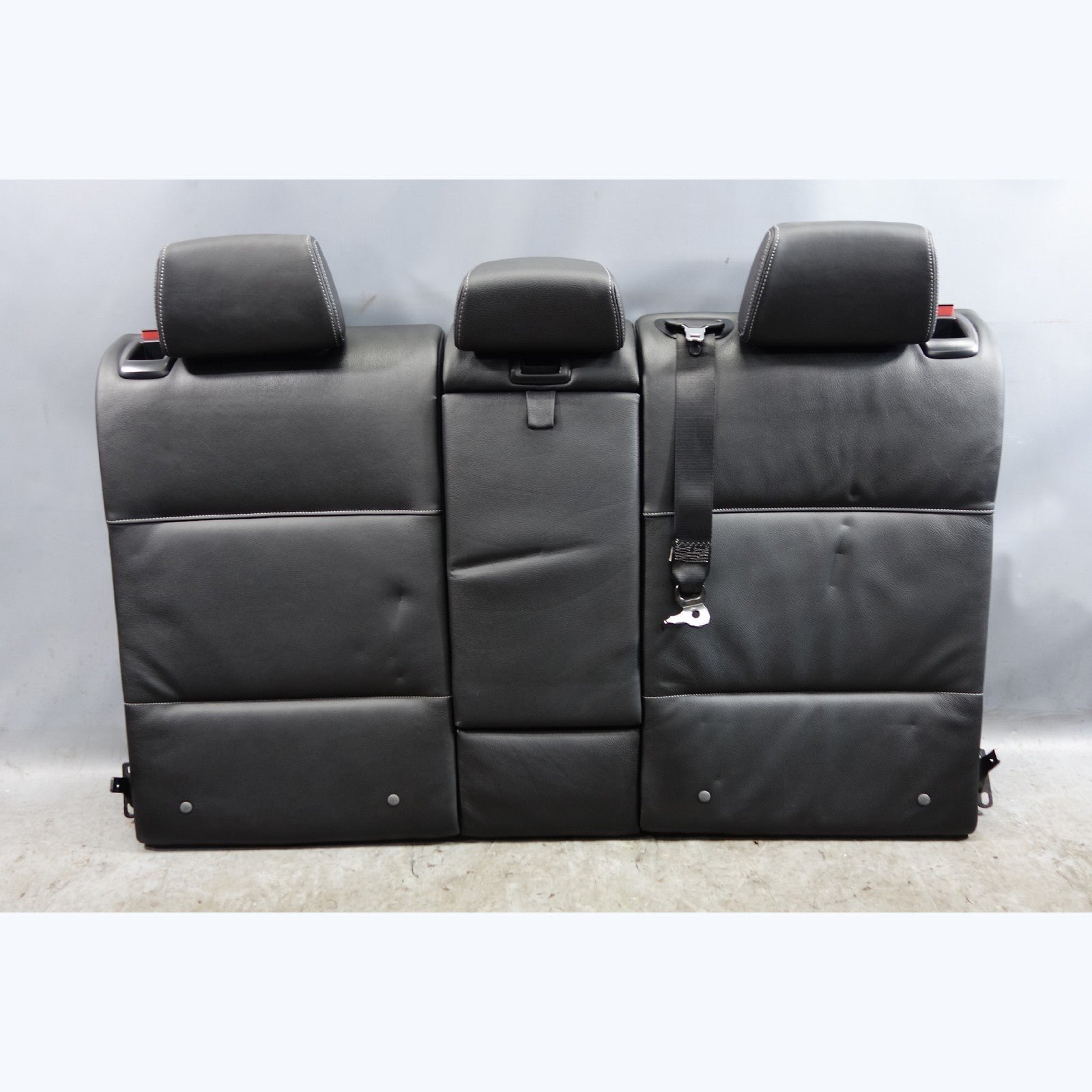 57_c60189f7-e1ea-48b9-bd9b-17884dd4265b.jpg 2011-2017 BMW F25 X3 SAV Factory Rear Folding Seat Backrest Black Leather OEM - Image 1