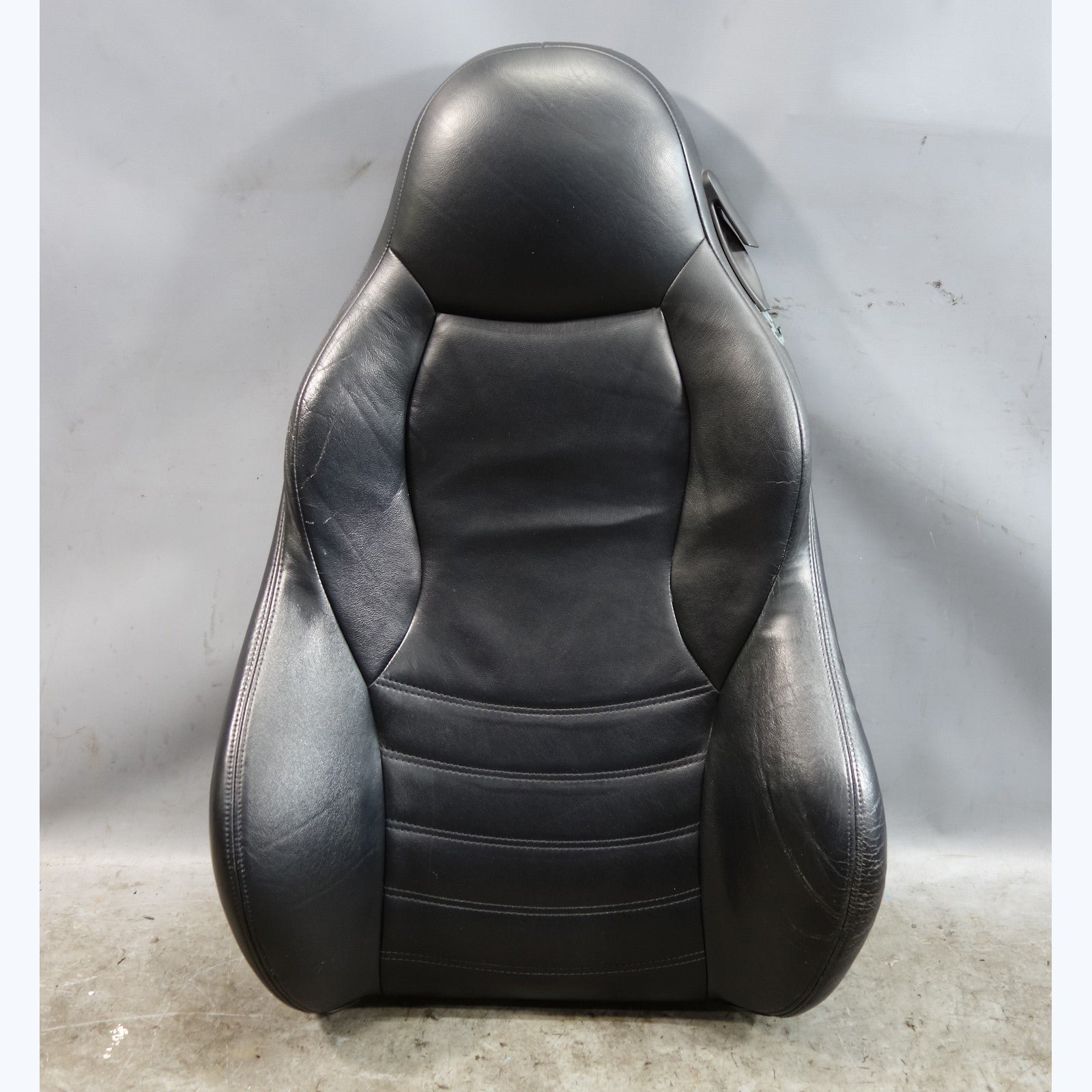 57_c8044c04-389a-4090-b9e6-e865f24f6c6a.jpg 1998-2002 BMW Z3 M Roadster Left Front Sports Seat Backrest Black Leather OEM - Image 1