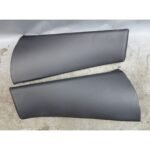 11-17 BMW F25 X3 SAV Rear Seat Backrest Side Bolster Pair Black Leather OEM