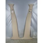 1991-1995 BMW E34 5-Series Sedan B- Pillar Column Trim Cover Pair Beige OEM
