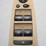 BMW E90 E91 3-Series 4-Door Master Driver's Window Lifter Switch Beige 2006-2012