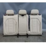 18-24 BMW G01 X3 F97 X3M Rear Seat Backrest Assembly Oyster Beige Leather OEM