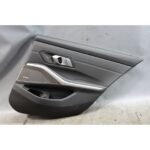 20-25 BMW G80 M3 G20 Right Rear Interior Door Panel Card Trim Black Leather OEM