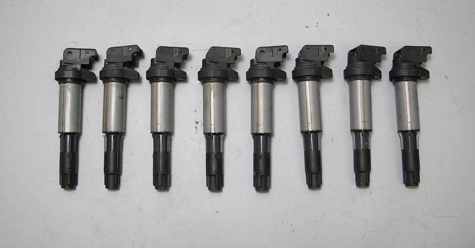57_dc38128d-a614-4a37-9cba-b729f91427f4.jpg BMW N62 V8 E60 E65 X5 Factory Bosch Igntion Coil Stick Set of 8 2003-2008 OEM - Image 1