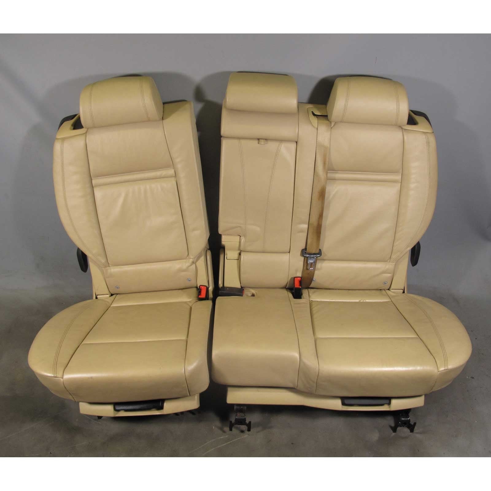 57_dfaa82e7-e2e4-48c1-a7e1-d49f46c134c8.jpg 2007-2013 BMW E70 X5 SAV Factory 2nd Row Seating Beige Napa Leather for 3rd Row - Image 1