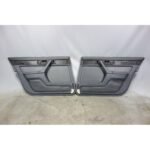1988-1990 BMW E32 7-Series iL Long Wheel Rear Interior Door Panels Indigo Vinyl