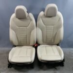 2020-2024 BMW F97 X3M F98 X4M Front Sport Seat Pair Oyster Vernasca Leather OEM