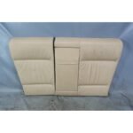 99-06 BMW E46 3-Series Coupe Sedan Rear Folding Seat Backrest Beige Leather OEM
