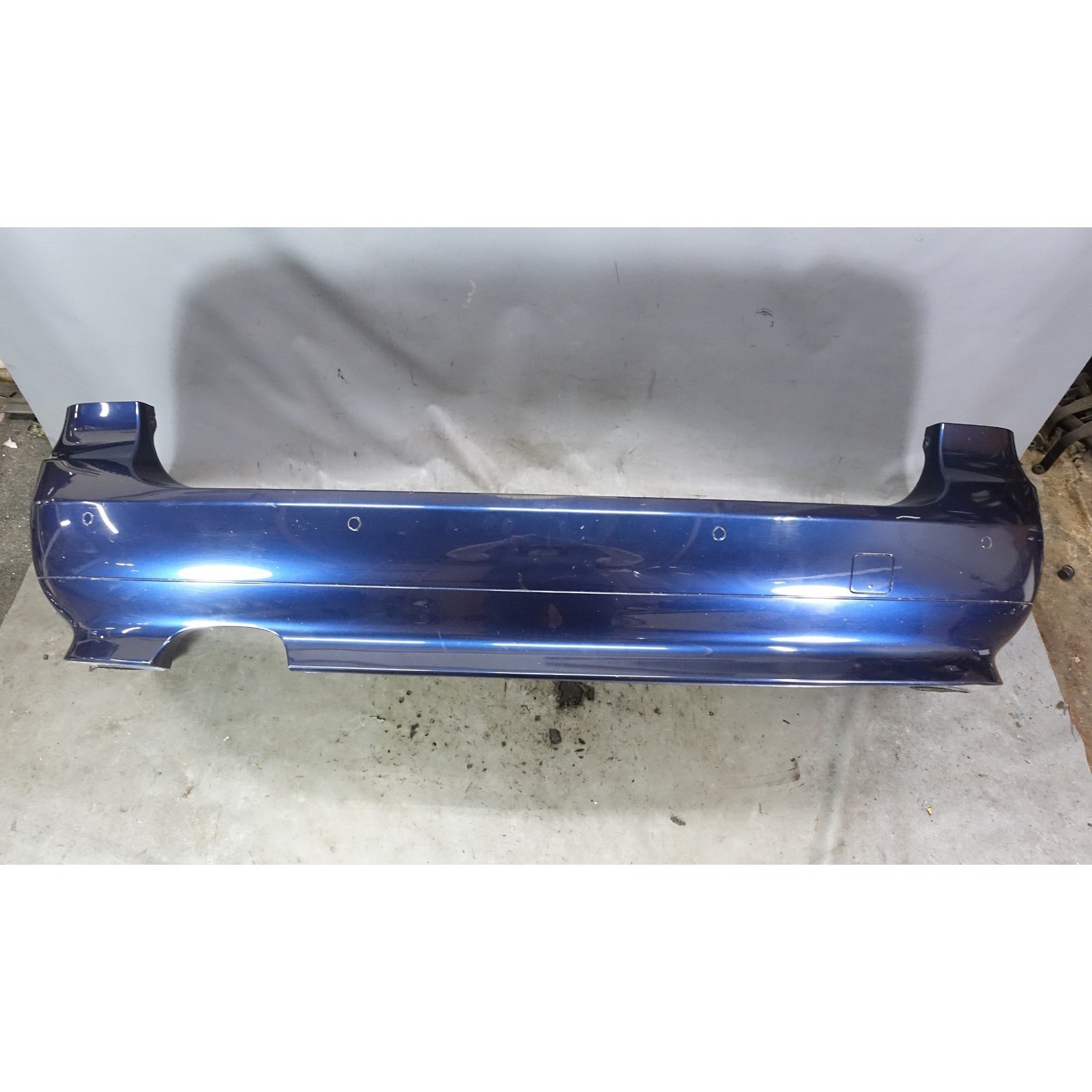 57_f9f8a5be-91a8-4485-a380-0a0fb1fcea17.jpg 2008-2010 BMW E61 5-Series Touring LCI Factory Rear PDC Bumper Cover Blue OEM - Image 1