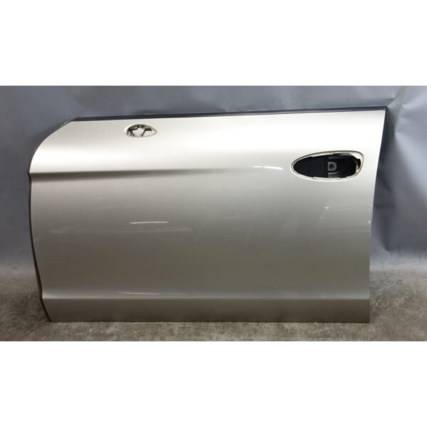 10-16 Porsche Panamera 970 G1 Left Front Door Shell Platinum Silver Bare OEM