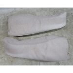 Damaged 95-96 BMW E36 318ti Compact Rear Seat Side Bolster Pair Grey Cloth OEM