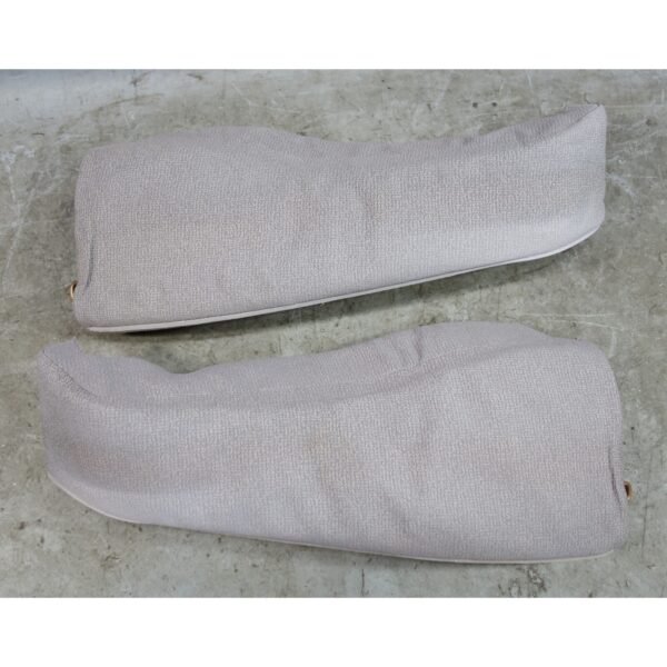 Damaged 95-96 BMW E36 318ti Compact Rear Seat Side Bolster Pair Grey Cloth OEM