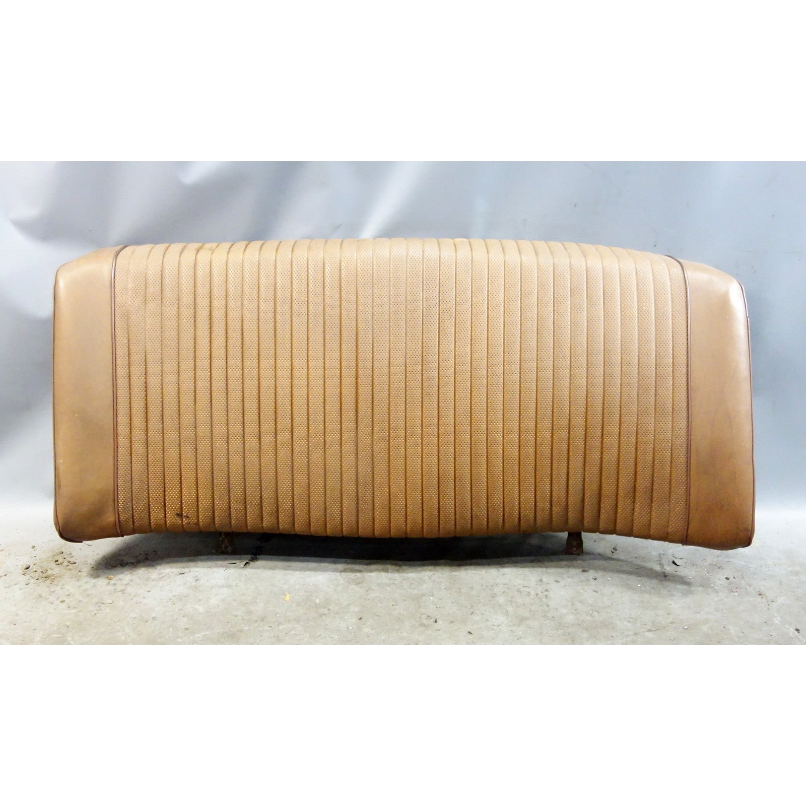 57_fd9ea335-98c9-438a-b2a6-d642e5c897fa.jpg 1968-1976 114 2002 Coupe Rear Bench Seat Backrest Brown Vinyl OEM - Image 1