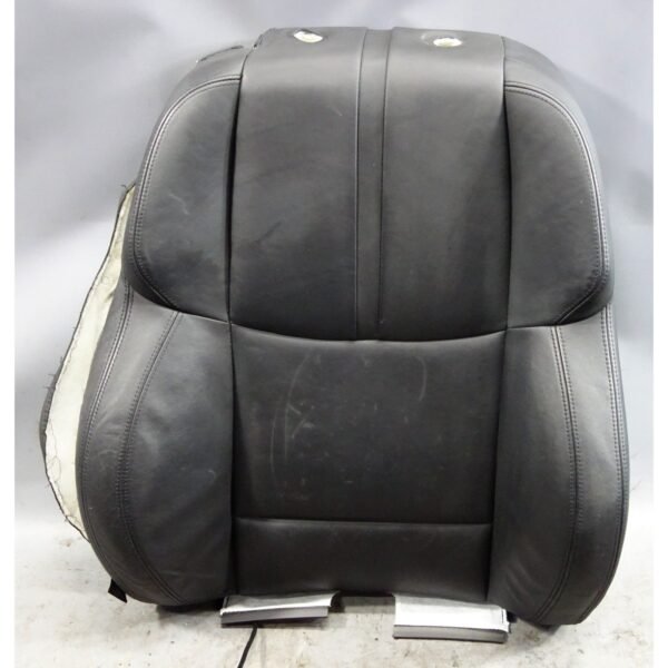 DAMAGED 08-10 BMW E92 3-Series Coupe Front Passenger Seat Back Black Leather OEM