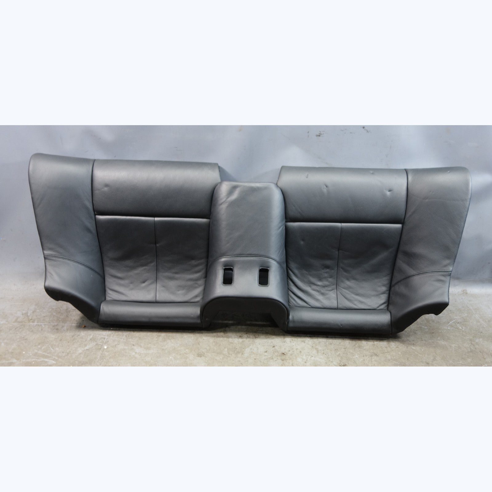 57_ffb90219-cbb0-4c6e-83b1-fe44959898b5.jpg 08-10 BMW E63 E64 M6 Coupe Convertible Rear Seat Bottom Bench Black Leather OEM - Image 1