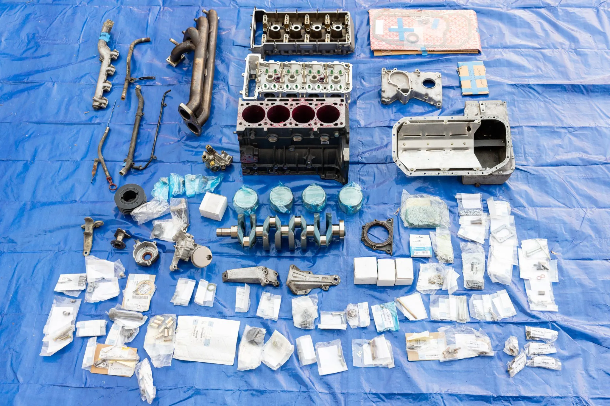 BMW E30 M3 S14B25 2.5L Engine Block & Parts Collection BMW E30 M3 S14B25 2.5L Engine Block & Parts Collection