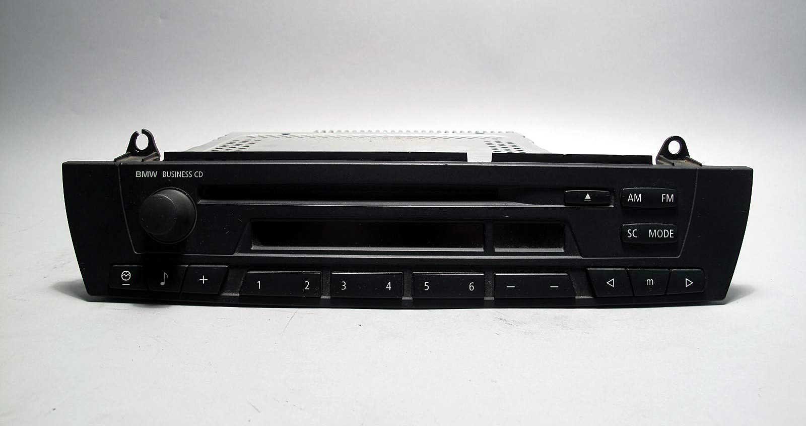 inv_007203.jpg 2005-2007 BMW E83 X3 E85 E86 Z4 Factory Business CD Radio Receiver Black OEM - Image 1