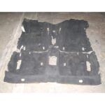 2000-2006 BMW E46 3-Series Convertible Floor Covering Carpet Set Black OEM