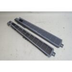 1999-2003 BMW E39 5-Series Touring Rear Trunk Vent Louver Panel Pair Grey OEM
