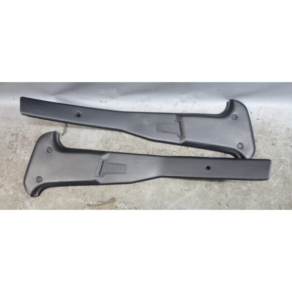 BMW E30 Sedan B Pillar Interior Trim Pair Black OEM 1985-1991