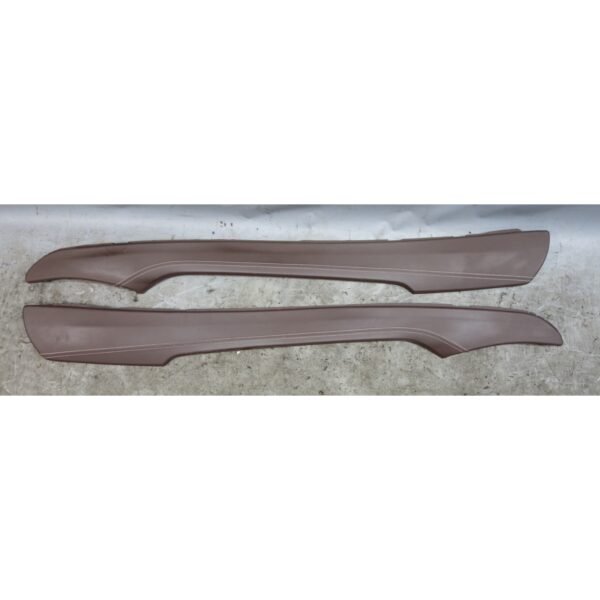 14-18 BMW F15 X5 Center Console Side Trim Pair Mocha Brown Napa Leather OEM