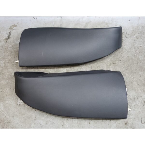 BMW F10 Rear Backrest Side Bolsters Pair Black Leather OEM 2011-2016 5-Series