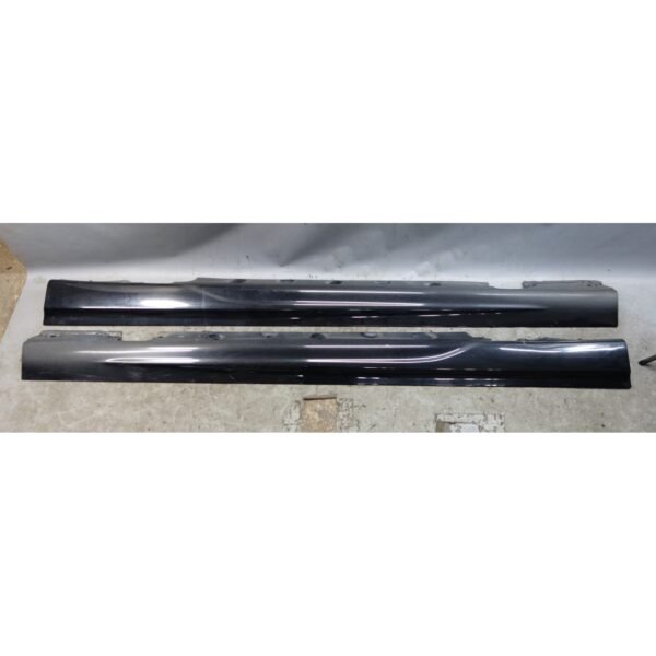 1999-2005 BMW E46 3-Series 4dr M-Tech Side Skirt Rocker Panels Black OEM M Sport