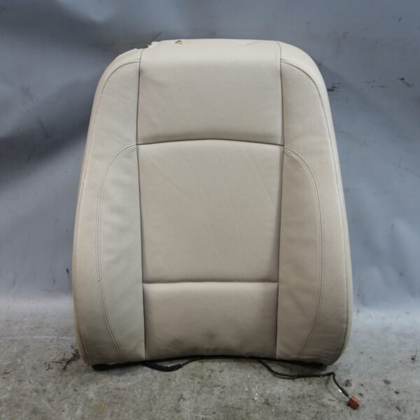 BMW E82 E88 1-Series Front Right Seat Backrest Cushion Beige Leather OEM 09-13