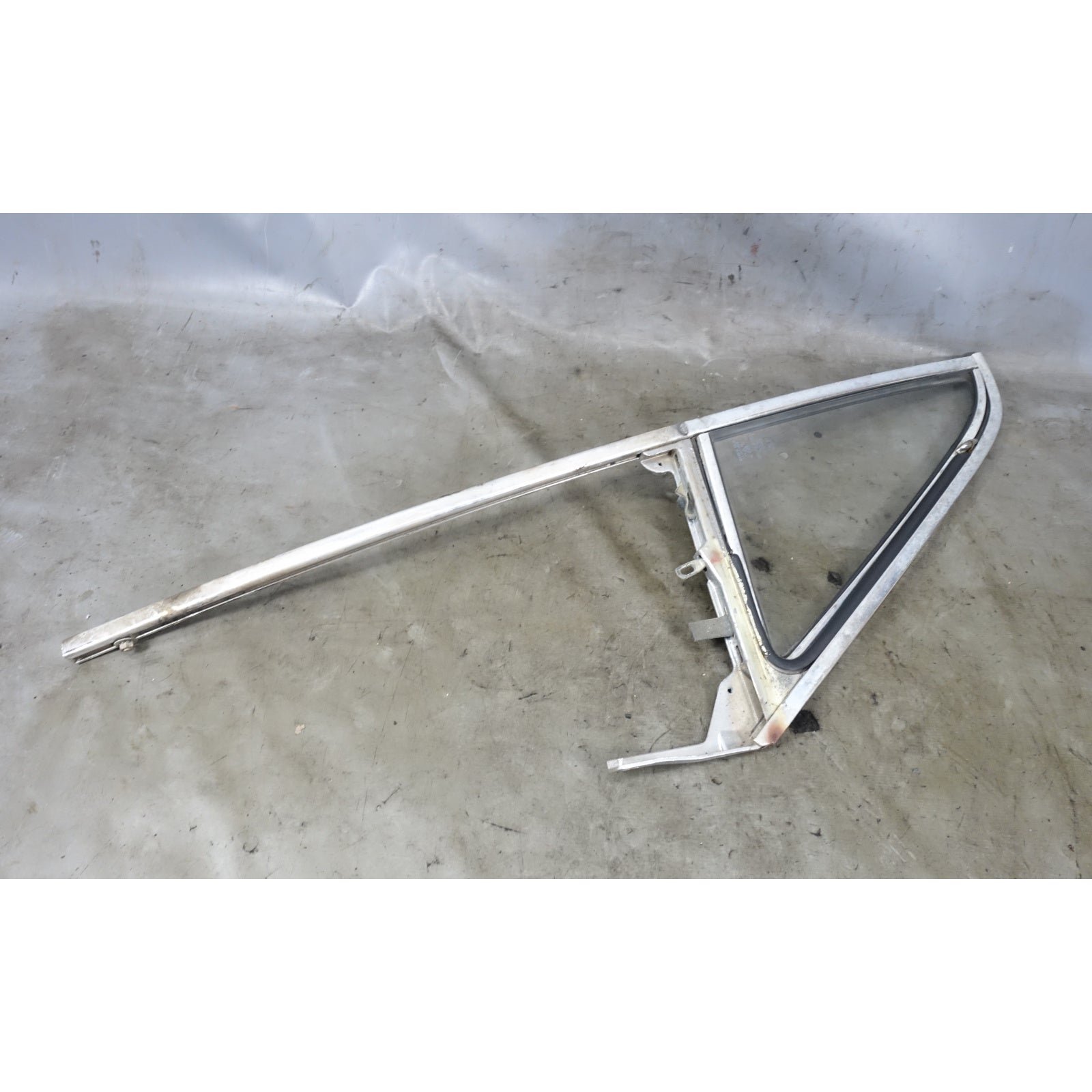 inv_056658.jpg BMW 2002 1602 2002tii Right Front Vent Window Chrome Frame OEM 1969-1976 - Image 1