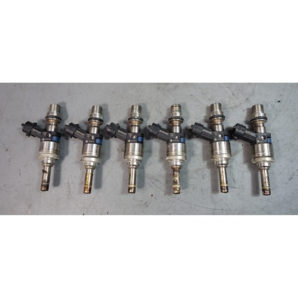 2010-2016 Porsche 970 Panamera Fuel Injector Set of 6 Base 4 S 4S GTS OEM Blue