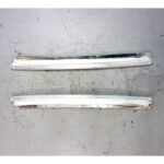 67-76 BMW 114 E10 2002 B-Pillar Vent Window Exterior Trim Set Chrome OEM *Read*