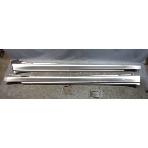 2010-2013 Porsche Panamera 970 Side Skirt Rocker Panel Pair Platinum Silver OEM