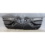 2010-2012 Porsche Panamera 970 Front Interior Door Card Panel Pair Black OEM