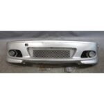 BMW E46 2-Door Front Bumper M-Tech 2 Silver OEM 2000-2006 3-Series *DAMAGED*