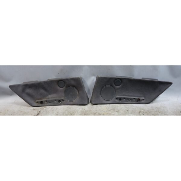 BMW E46 Convertible Rear Side Trim Panel Insert Pair Laser Cloth OEM 2000-2006