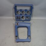 99-02 BMW Z3 Roadster Coupe Center Console Cover Bezel Trim Blue OEM *Damaged*