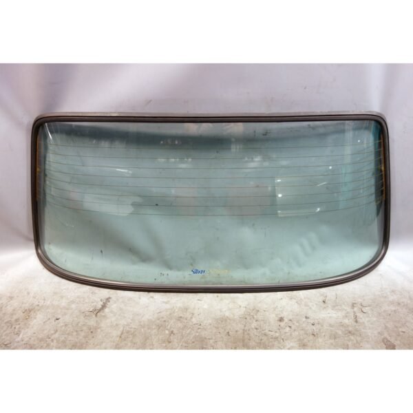1967-1976 BMW E10 114 2002 Coupe Rear Windshield Green Glass W/ Gasket Seal OEM